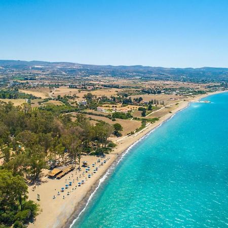 Sun Beach Villa Thio Polis Kültér fotó