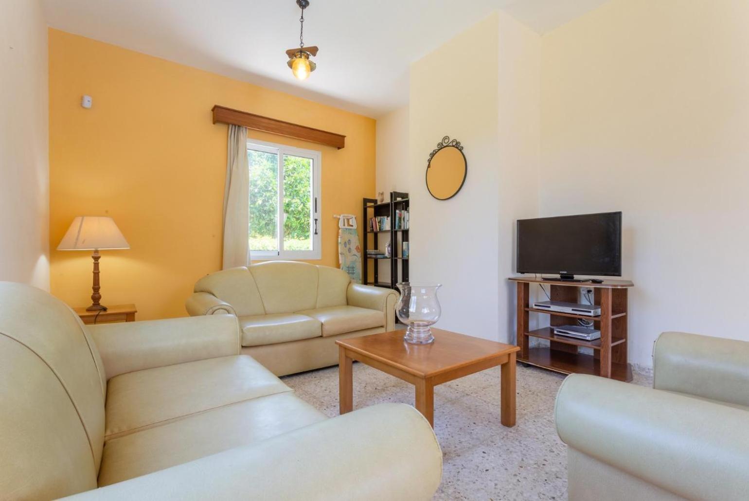Sun Beach Villa Thio Polis Kültér fotó