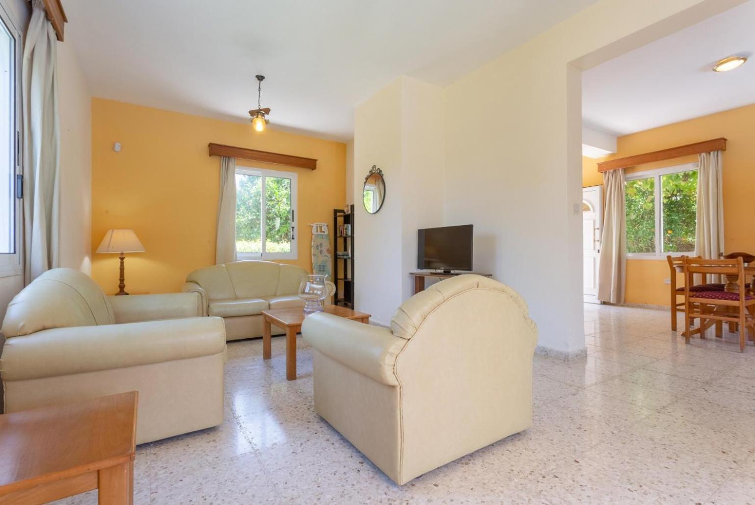 Sun Beach Villa Thio Polis Kültér fotó
